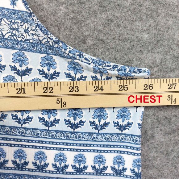 J Jill Wearever Dress Sz 3X Sleeveless Boho Floral Travel Flowy Casual Everyday - Picture 4 of 11